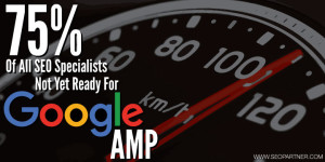 75% of all SEO specialists not yet ready for Google AMP