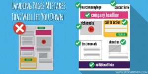 Landing page mistakes that will let you down